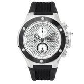 Bobroff Black Rubber Bracelet Watch